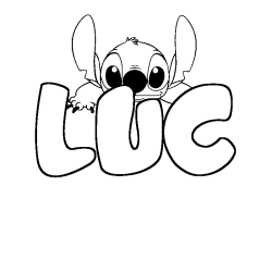 LUC - Stitch background coloring