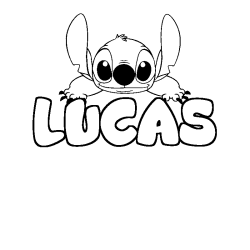 LUCAS - Stitch background coloring
