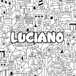 LUCIANO - City background coloring