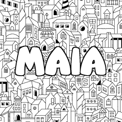 MAIA - City background coloring