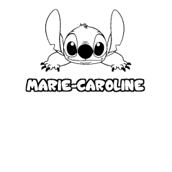 MARIE-CAROLINE - Stitch background coloring