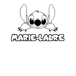 MARIE-LAURE - Stitch background coloring