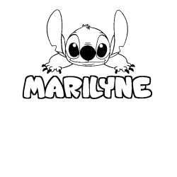 MARILYNE - Stitch background coloring