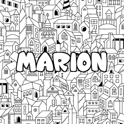 MARION - City background coloring