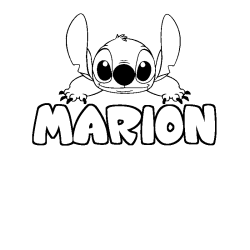 MARION - Stitch background coloring