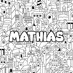 MATHIAS - City background coloring
