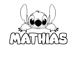 MATHIAS - Stitch background coloring