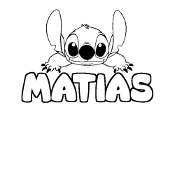 MATIAS - Stitch background coloring