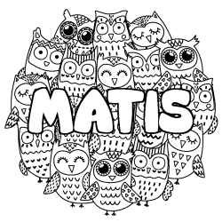 MATIS - Owls background coloring
