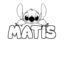 MATIS - Stitch background coloring