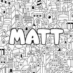 MATT - City background coloring