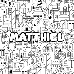 MATTHIEU - City background coloring