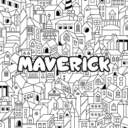 MAVERICK - City background coloring