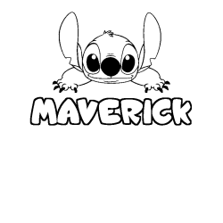 MAVERICK - Stitch background coloring