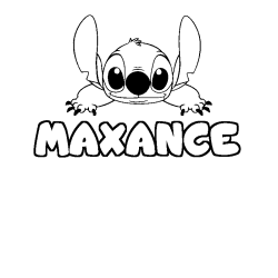 MAXANCE - Stitch background coloring