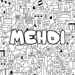 MEHDI - City background coloring