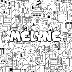M&Eacute;LYNE - City background coloring