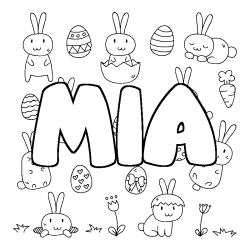 MIA - Easter background coloring