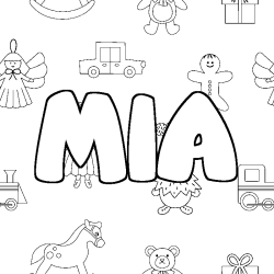 MIA - Toys background coloring