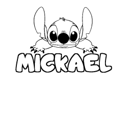 MICKAEL - Stitch background coloring