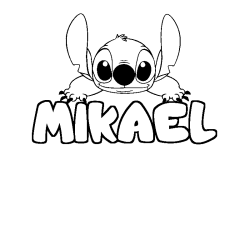 MIKAEL - Stitch background coloring