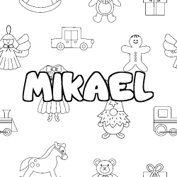 MIKAEL - Toys background coloring