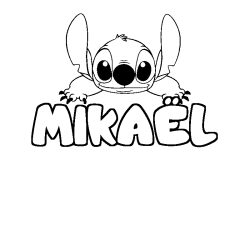 MIKA&Euml;L - Stitch background coloring