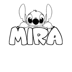 MIRA - Stitch background coloring