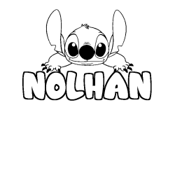 NOLHAN - Stitch background coloring