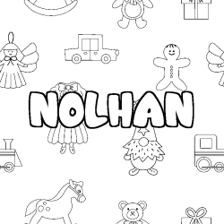 NOLHAN - Toys background coloring