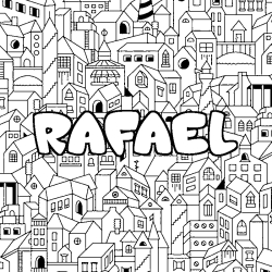 RAFAEL - City background coloring