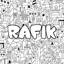 RAFIK - City background coloring