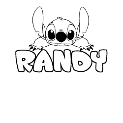 RANDY - Stitch background coloring