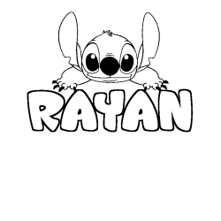 RAYAN - Stitch background coloring