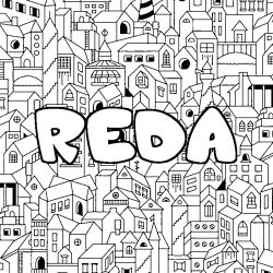 REDA - City background coloring