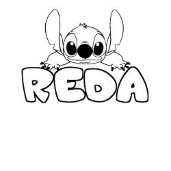 REDA - Stitch background coloring