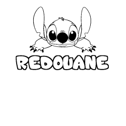 REDOUANE - Stitch background coloring