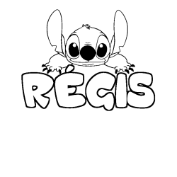 R&Eacute;GIS - Stitch background coloring