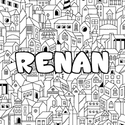 RENAN - City background coloring