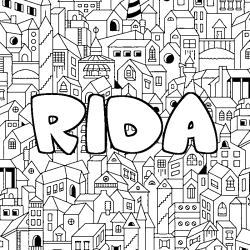 RIDA - City background coloring