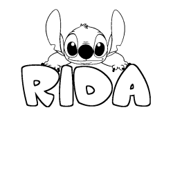 RIDA - Stitch background coloring