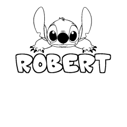 ROBERT - Stitch background coloring