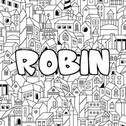 ROBIN - City background coloring