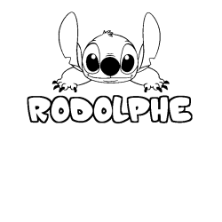 RODOLPHE - Stitch background coloring