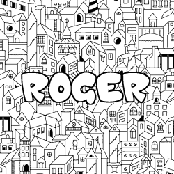 ROGER - City background coloring