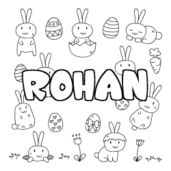 ROHAN - Easter background coloring