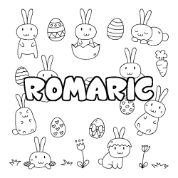 ROMARIC - Easter background coloring