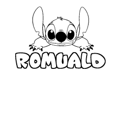 ROMUALD - Stitch background coloring