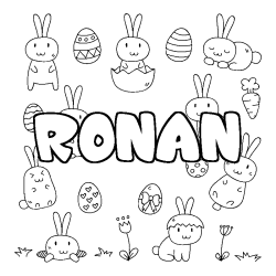 RONAN - Easter background coloring