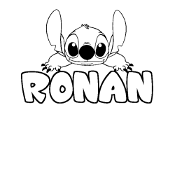 RONAN - Stitch background coloring